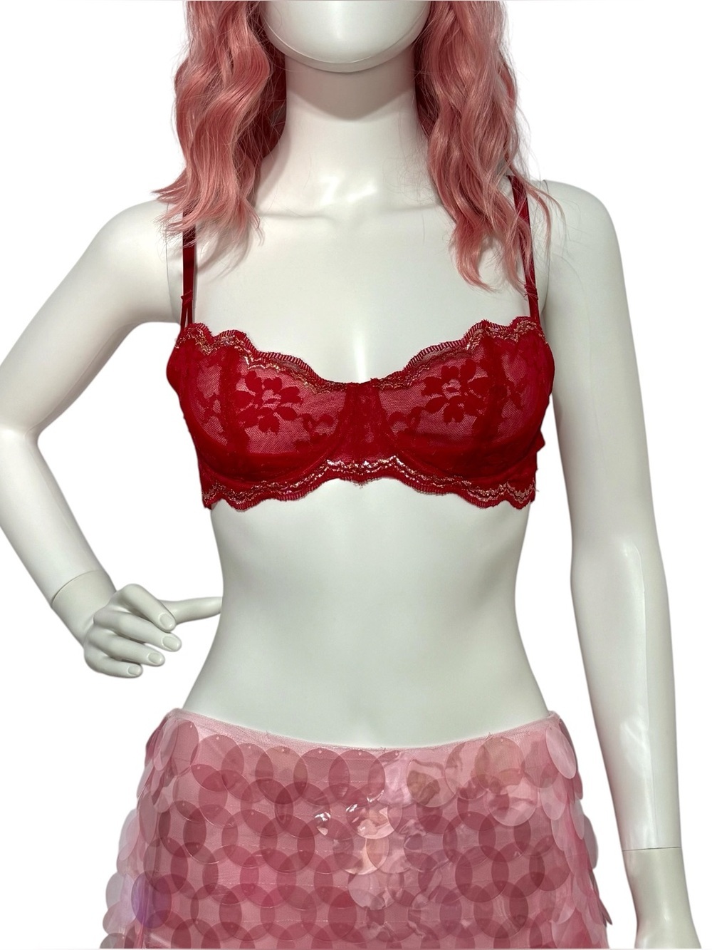 NWOT Victoria's Secret Angel Push-up burgundy | 36B